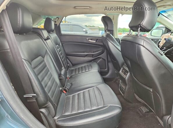 2FMPK4J93GBB02197 2016 FORD EDGE Blue Rear interior view