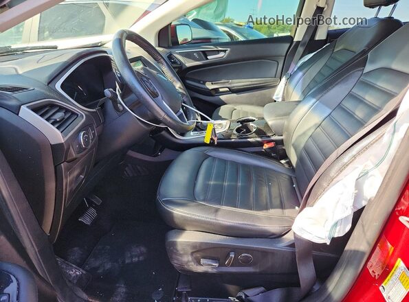 2FMPK4J93HBB09510 2017 FORD EDGE Red Front interior view