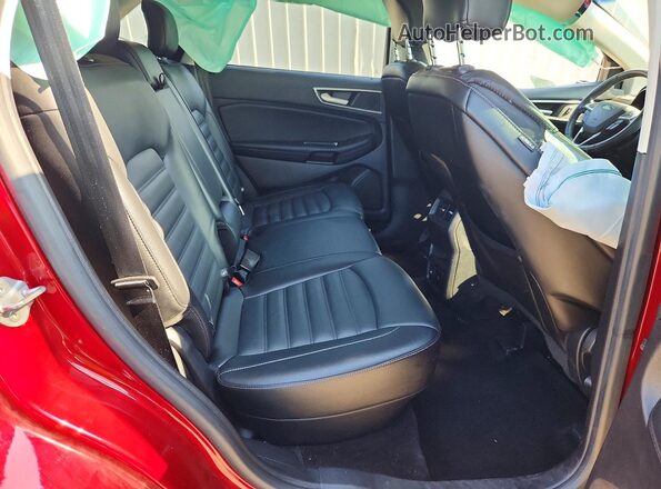 2FMPK4J93HBB09510 2017 FORD EDGE Red Rear interior view