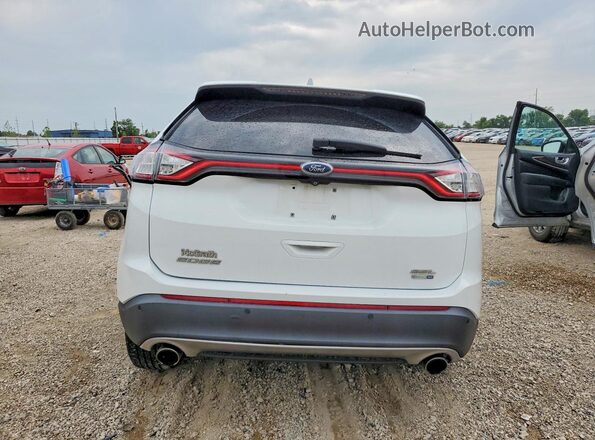 2FMPK4J93HBB30440 2017 FORD EDGE White Vista trasera