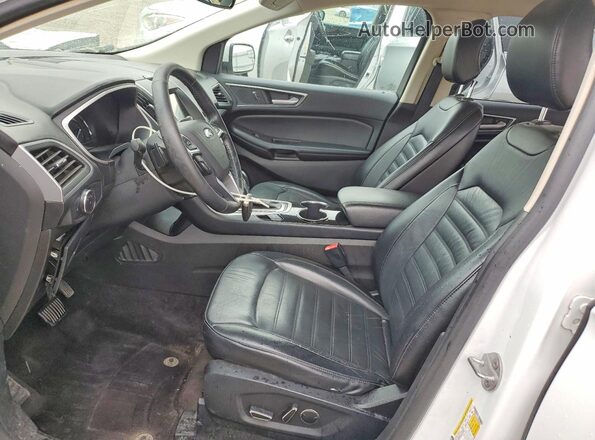 2FMPK4J93HBB30440 2017 FORD EDGE White Vista interior delantera