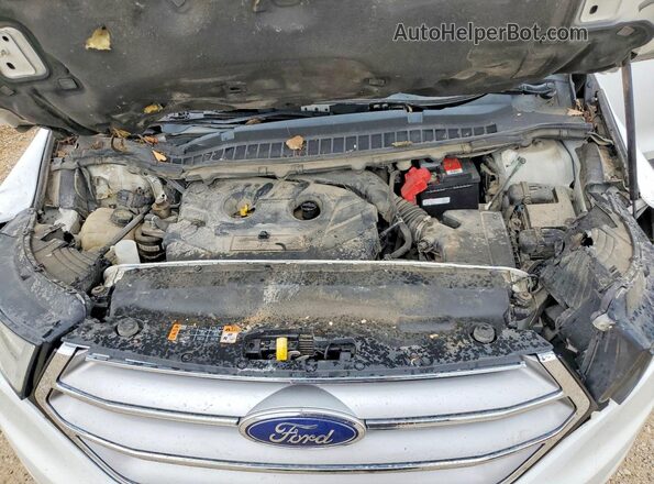 2FMPK4J93HBB30440 2017 FORD EDGE White Vista del compartimento del motor