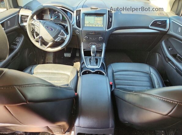 2FMPK4J93HBC21093 2017 FORD EDGE Maroon Vista del salpicadero