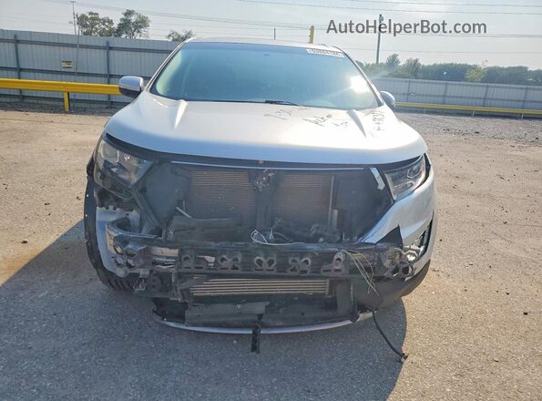 2FMPK4J93HBC67619 2017 FORD EDGE Silver Widok z przodu