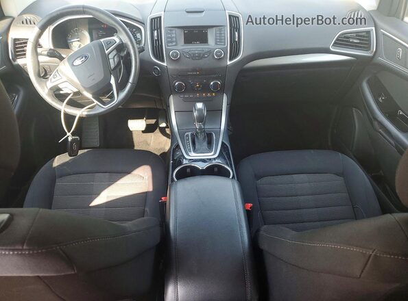 2FMPK4J93HBC67619 2017 FORD EDGE Silver Widok deski rozdzielczej