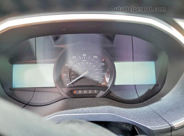 2FMPK4J93JBC19737 2018 FORD EDGE Red Instrument cluster view