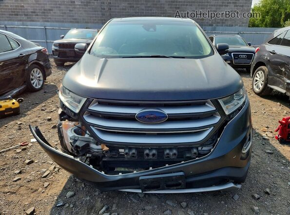 2FMPK4J93JBC21889 2018 FORD EDGE Black Вид спереду