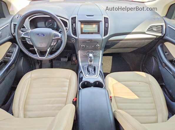 2FMPK4J93JBC21889 2018 FORD EDGE Black Вид панелі приладів