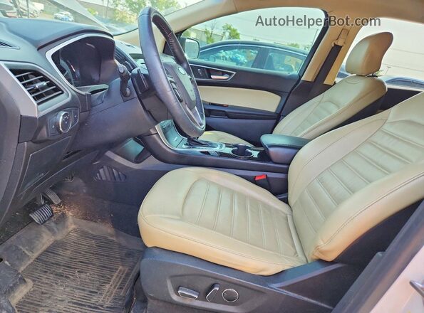 2FMPK4J93JBC21889 2018 FORD EDGE Black Вид салону спереду