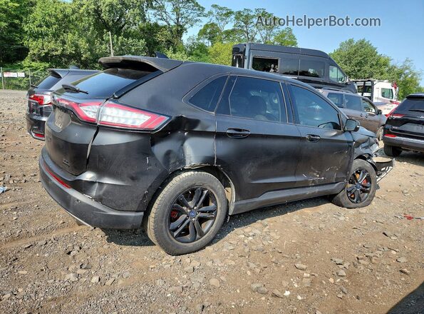 2FMPK4J93JBC21889 2018 FORD EDGE Black Задня права чверть
