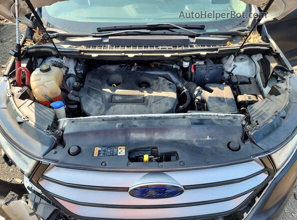 2FMPK4J93JBC21889 2018 FORD EDGE Black Вид підкапотного простору