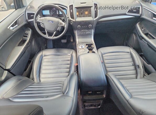 2FMPK4J93KBB34494 2019 FORD EDGE Beige Вид панелі приладів