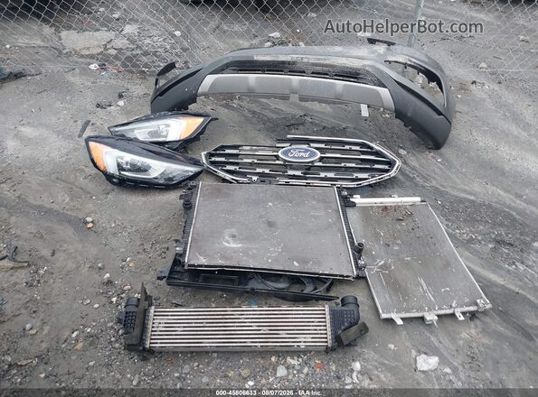 2FMPK4J93KBC70902 2019 FORD EDGE Gray Widok zestawu wskaźników