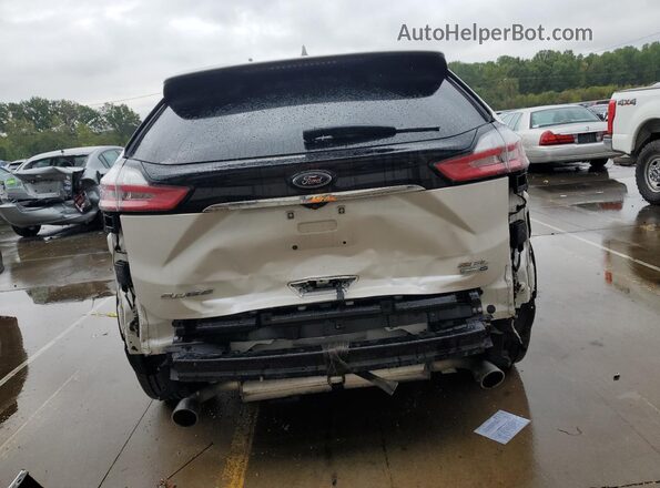 2FMPK4J93KBC71063 2019 FORD EDGE White Вид ззаду