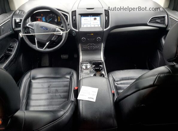 2FMPK4J93KBC71063 2019 FORD EDGE White Вид панелі приладів
