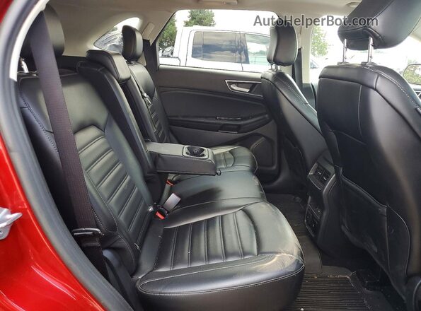 2FMPK4J93LBA68692 2020 FORD EDGE Red უკანა სალონის ხედი