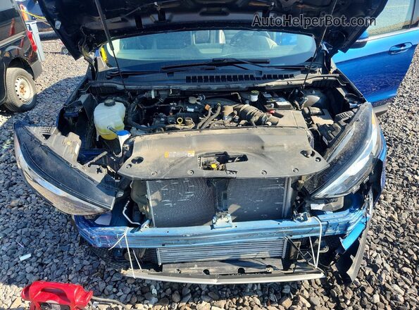 2FMPK4J93LBA89462 2020 FORD EDGE Blue Rear interior view