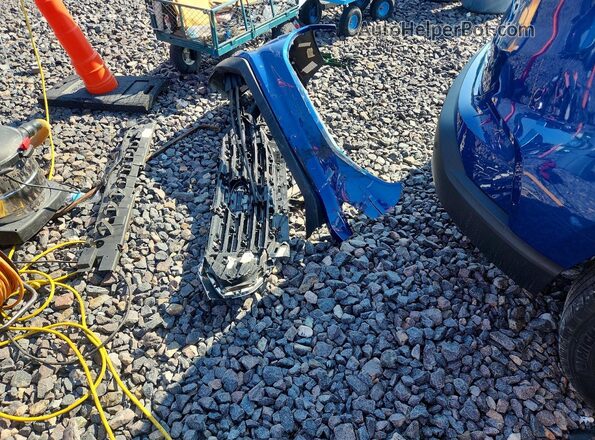 2FMPK4J93LBA89462 2020 FORD EDGE Blue Engine compartment view