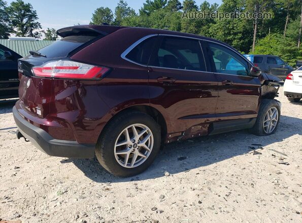 2FMPK4J93MBA35581 2021 FORD EDGE Burgundy Задня права чверть