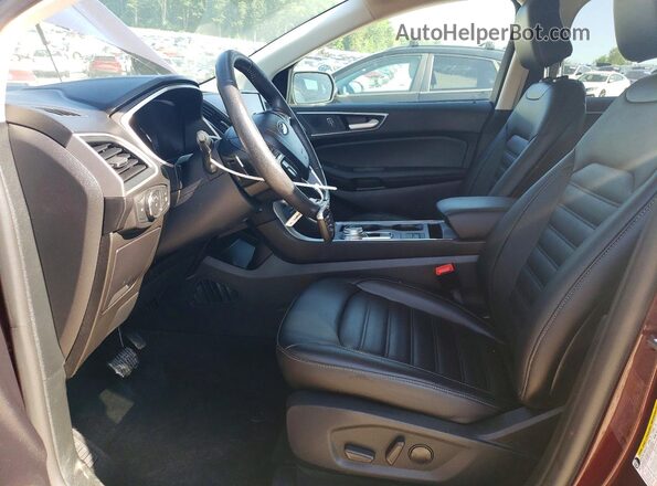 2FMPK4J93MBA35581 2021 FORD EDGE Burgundy Вид салону спереду