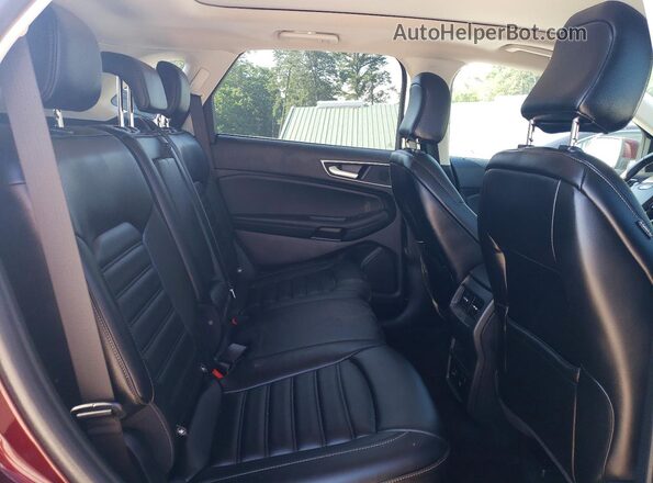 2FMPK4J93MBA35581 2021 FORD EDGE Burgundy Вид задніх сидінь