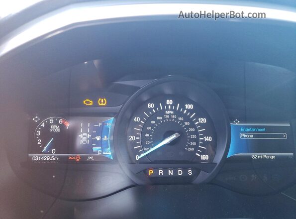 2FMPK4J93MBA35581 2021 FORD EDGE Burgundy Вид щитка приладів