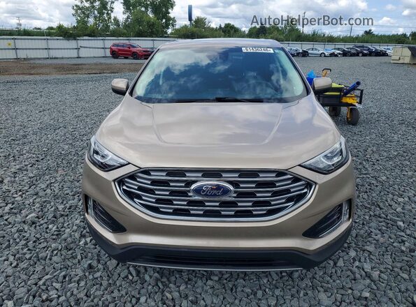 2FMPK4J93MBA52591 2021 FORD EDGE Gold Front view