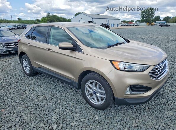 2FMPK4J93MBA52591 2021 FORD EDGE Gold Front right