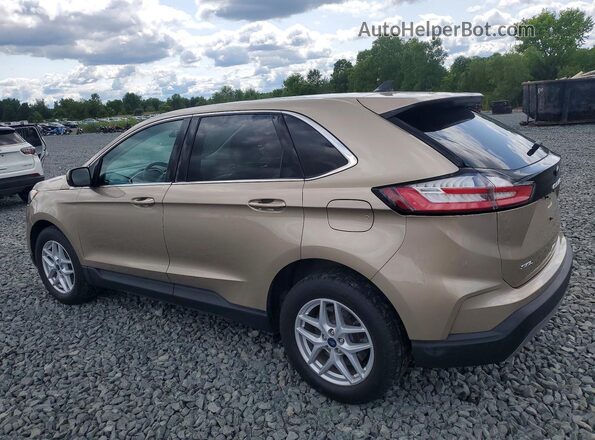 2FMPK4J93MBA52591 2021 FORD EDGE Gold Rear left