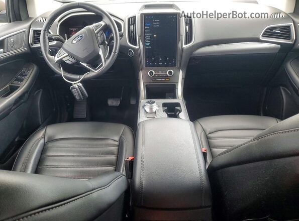 2FMPK4J93MBA52591 2021 FORD EDGE Gold Dashboard view
