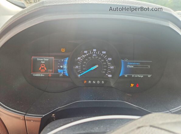 2FMPK4J93NBA70977 2022 FORD EDGE Gray Instrument cluster view