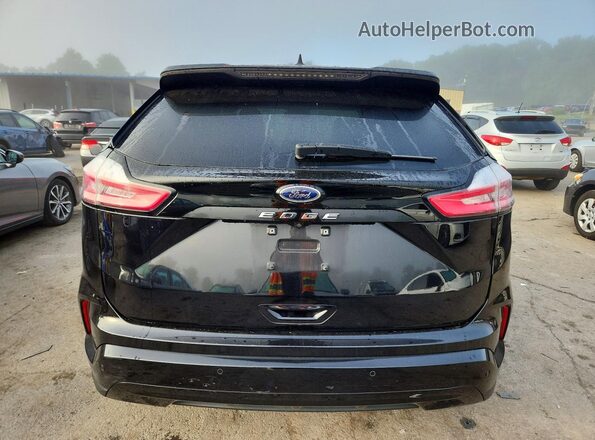 2FMPK4J93NBA90730 2022 FORD EDGE Black Вид ззаду