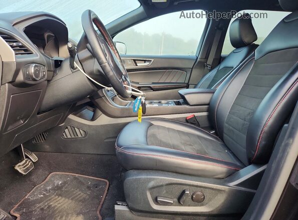 2FMPK4J93NBA90730 2022 FORD EDGE Black Вид салону спереду
