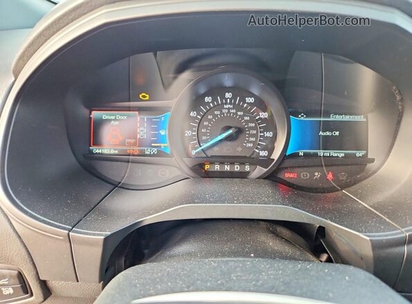 2FMPK4J93NBA90730 2022 FORD EDGE Black Вид щитка приладів