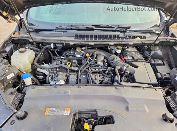 2FMPK4J93NBA90730 2022 FORD EDGE Black Вид підкапотного простору