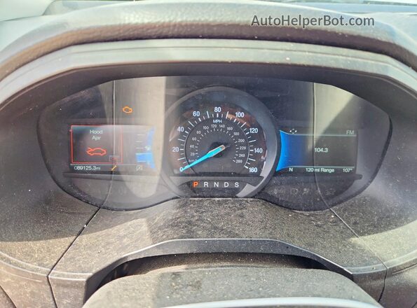 2FMPK4J93PBA31163 2023 FORD EDGE Серый Вид щитка приборов