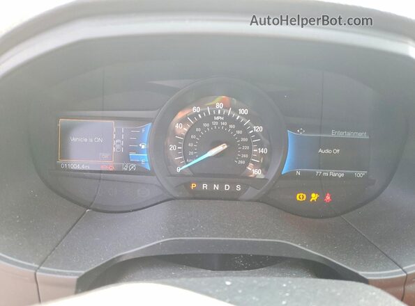 2FMPK4J93RBA12664 2024 FORD EDGE Серебряный Вид щитка приборов