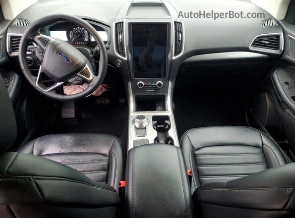 2FMPK4J93RBA12664 2024 FORD EDGE Серебряный Вид панели приборов