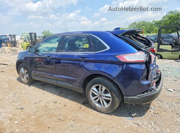 2FMPK4J94GBC05676 2016 FORD EDGE Blue Tył lewy