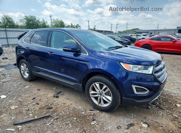 2FMPK4J94GBC05676 2016 FORD EDGE Blue Przód prawy