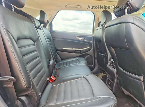 2FMPK4J94GBC05676 2016 FORD EDGE Blue Widok wnętrza z tyłu