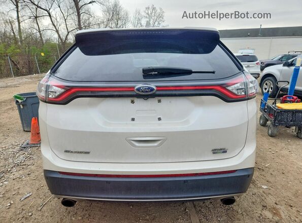 2FMPK4J94GBC41349 2016 FORD EDGE White Вид ззаду