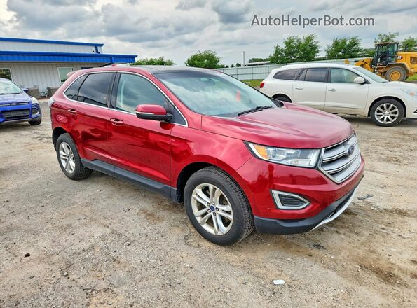 2FMPK4J94GBC50990 2016 FORD EDGE Red წინა მარჯვენა