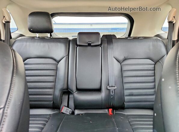 2FMPK4J94GBC50990 2016 FORD EDGE Red უკანა სავარძლების ხედი