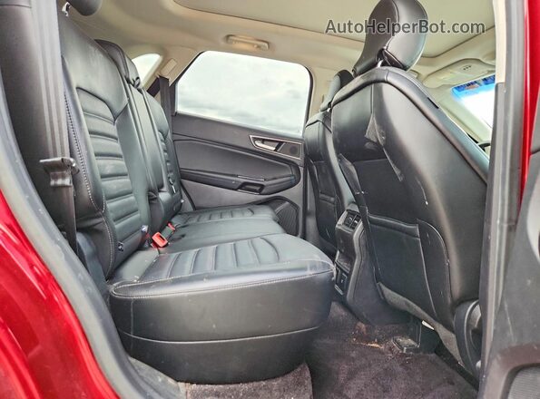2FMPK4J94GBC50990 2016 FORD EDGE Red უკანა სალონის ხედი