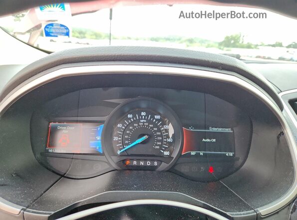 2FMPK4J94GBC50990 2016 FORD EDGE Red ხელსაწყოთა პანელის ხედი