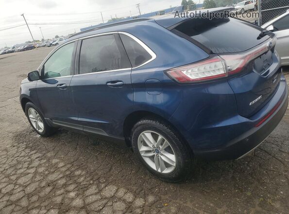 2FMPK4J94HBC42292 2017 FORD EDGE Blue უკანა მარცხენა