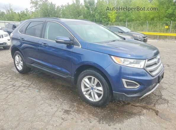 2FMPK4J94HBC42292 2017 FORD EDGE Blue წინა მარჯვენა