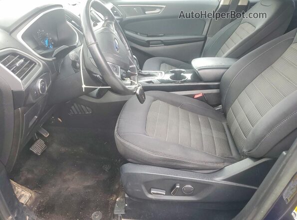2FMPK4J94HBC42292 2017 FORD EDGE Blue წინა სალონის ხედი