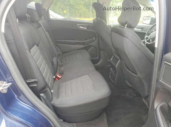 2FMPK4J94HBC42292 2017 FORD EDGE Blue უკანა სალონის ხედი